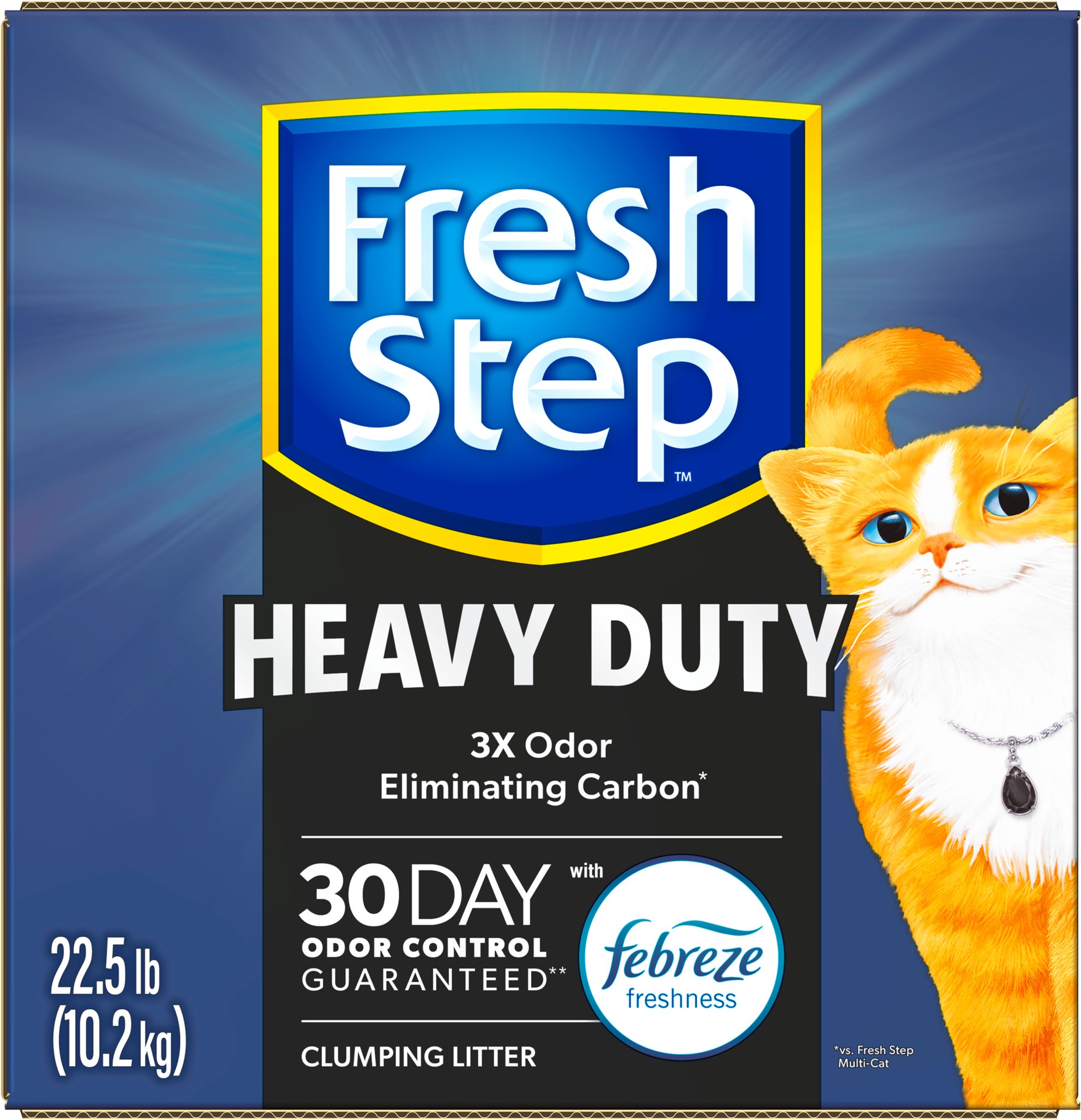 slide 4 of 5, Fresh Step Heavy Duty 22.5lb, 22.5 lb