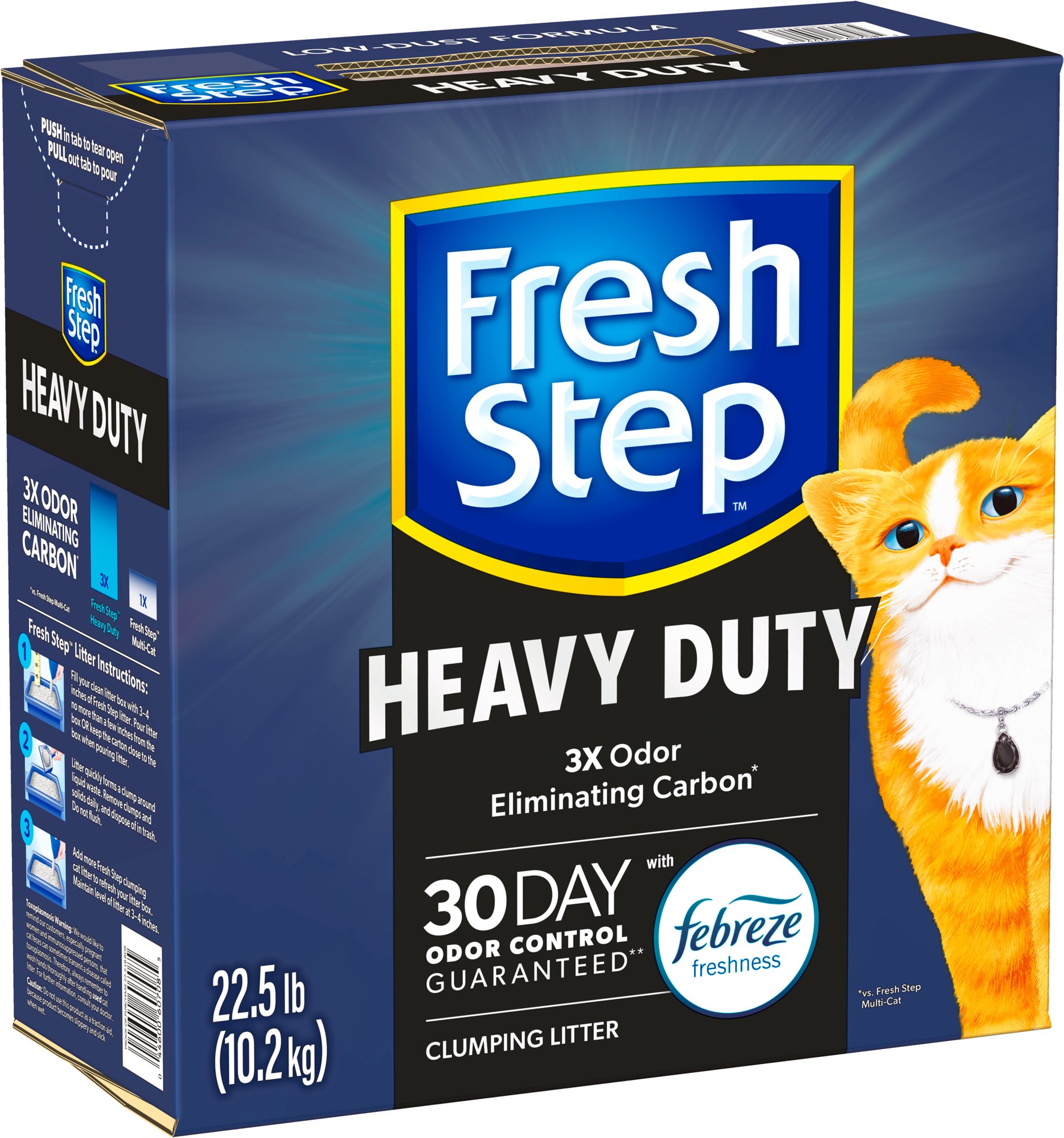 slide 5 of 5, Fresh Step Heavy Duty 22.5lb, 22.5 lb