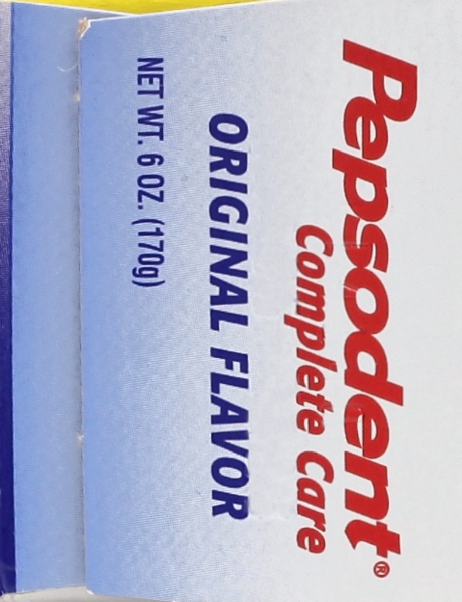 slide 3 of 5, Pepsodent Complete Care Original Flavor Anticavity Fluoride Toothpaste, 6 oz