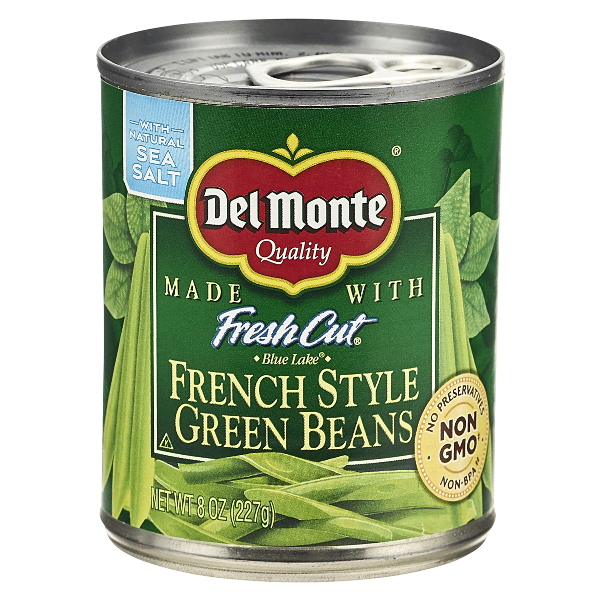 slide 1 of 6, Del Monte French Style Green Beans, 