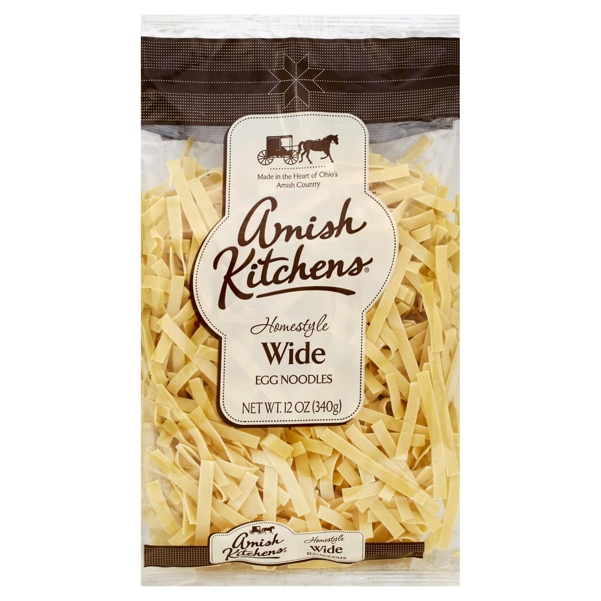 slide 1 of 8, Amish Kitchens Noodle Wide, 12 oz