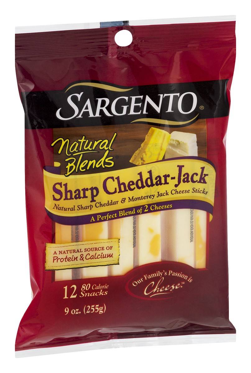 slide 8 of 9, 9Oz Sharp Cheddar Jack Stick, 9 oz