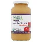 Wholesome Pantry Sweetened Applesauce