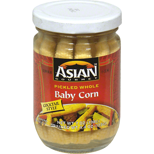 slide 1 of 1, Asian Gourmet Asngmt Baby Corn Pickled, 7 oz