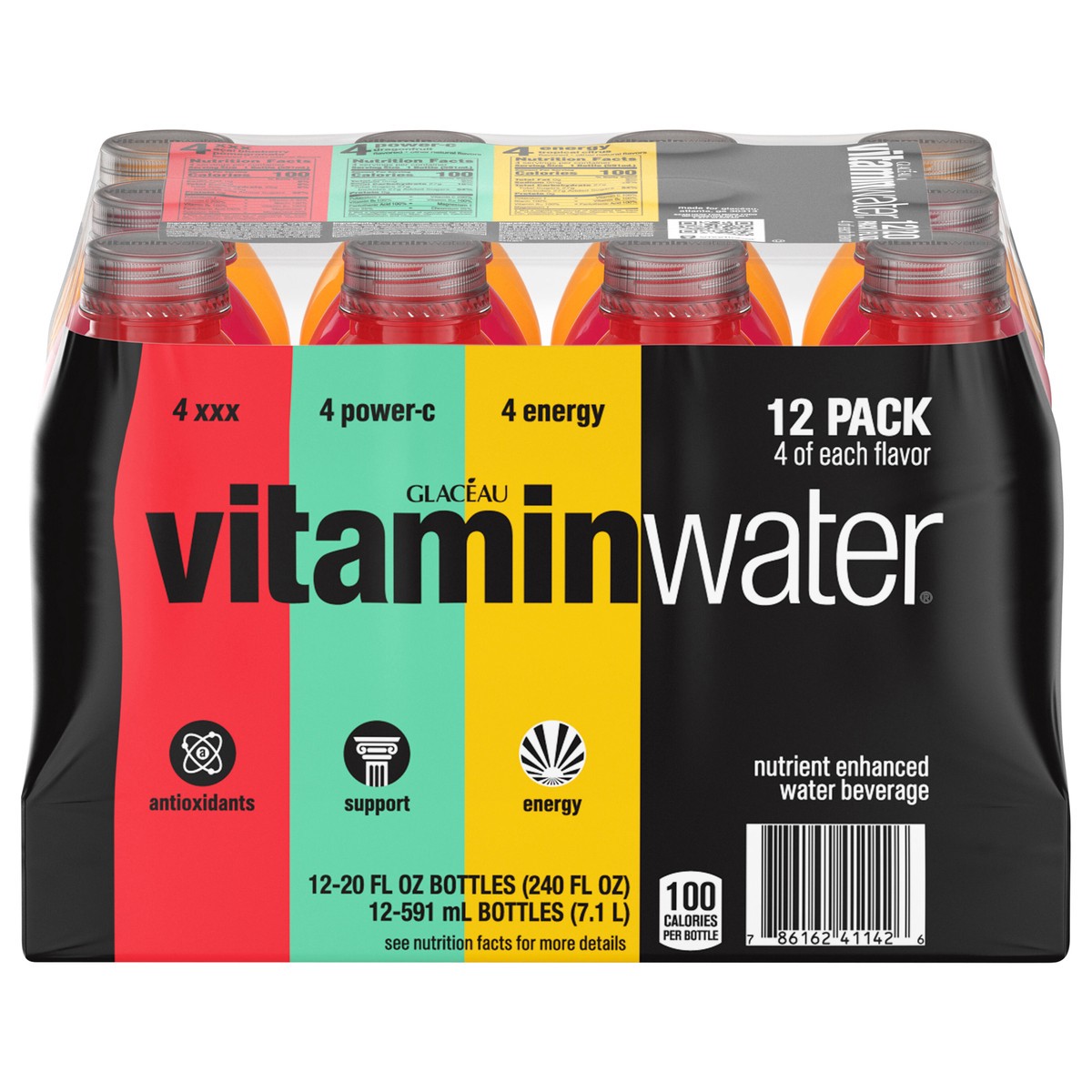 slide 11 of 13, vitaminwater variety pack Bottles- 12 ct, 12 ct