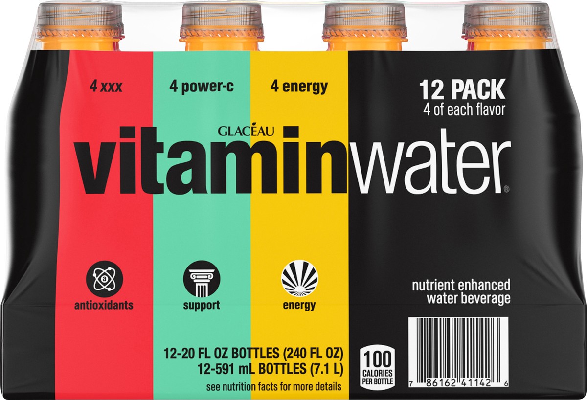 slide 7 of 13, vitaminwater variety pack Bottles- 12 ct, 12 ct