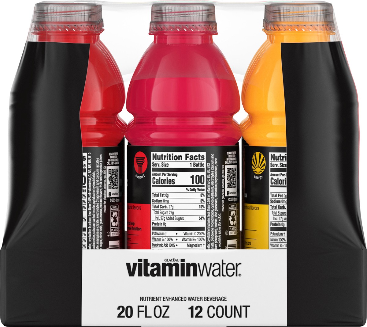 slide 13 of 13, vitaminwater variety pack Bottles- 12 ct, 12 ct