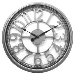 Westclox Wall Clock 20" See Through - Si
