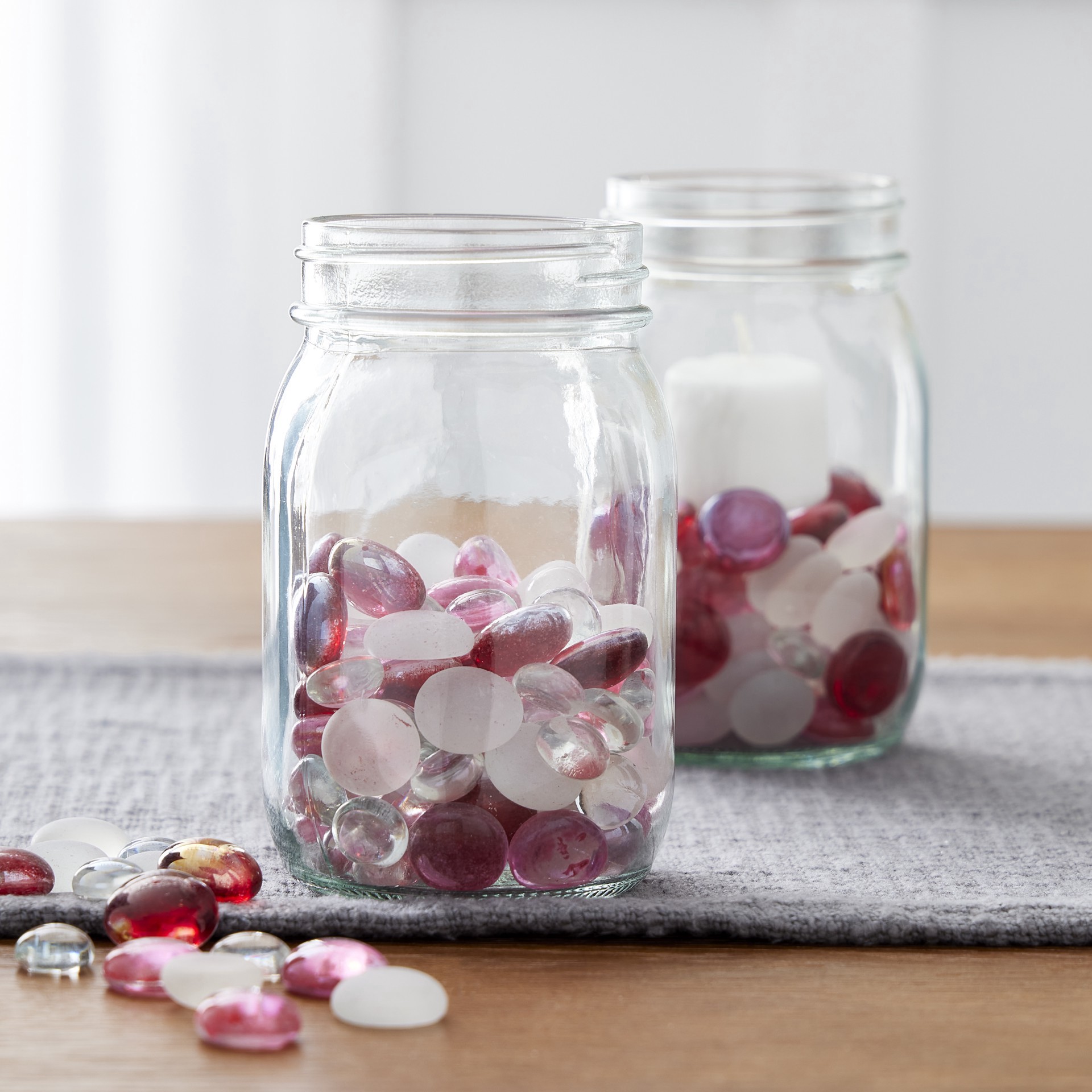 slide 3 of 5, 16oz. Glass Jar By Ashland, 12ct., 12 ct