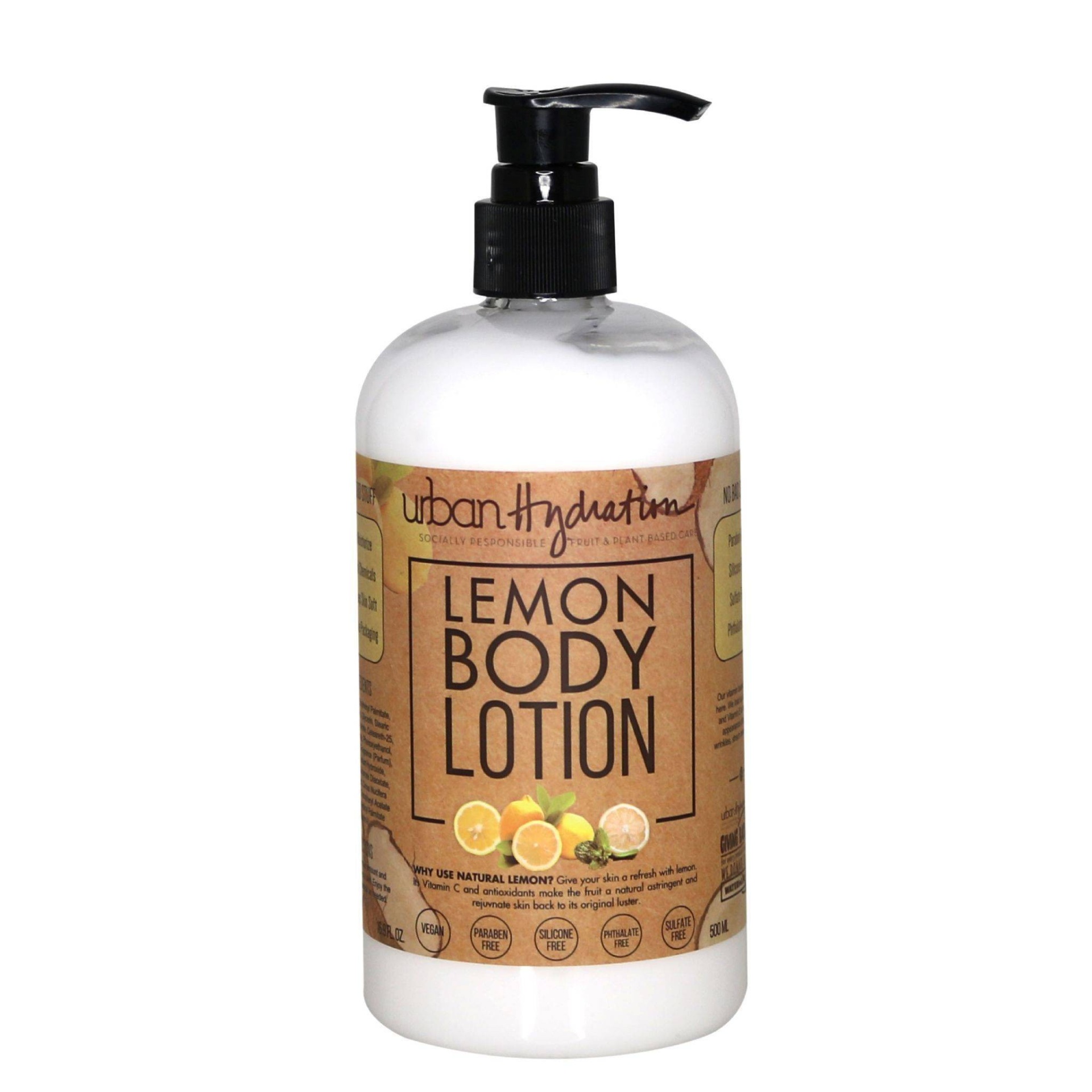 slide 1 of 1, Urban Hydration Lemon Body Lotion, 16 oz