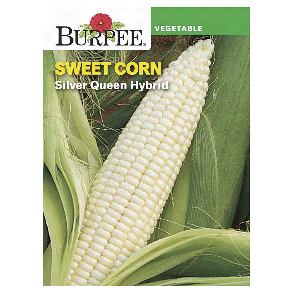 slide 1 of 5, Burpee Sweet Corn Silver Queen Hybrid Seeds, 1 ct