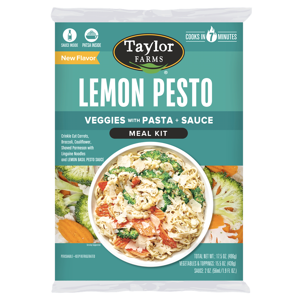 slide 1 of 1, Taylor Farms Lemon Pesto Meal Kit, 17.5 oz