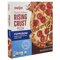 slide 7 of 29, Meijer Rising Crust Pepperoni Pizza, 28.3 oz