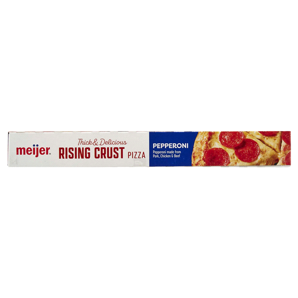 slide 20 of 29, Meijer Rising Crust Pepperoni Pizza, 28.3 oz