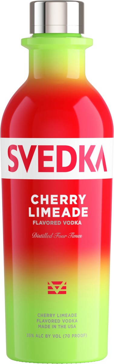 slide 3 of 4, SVEDKA Cherry Limeade Flavored Vodka, 375 mL Bottle, 70 Proof, 12.68 fl oz