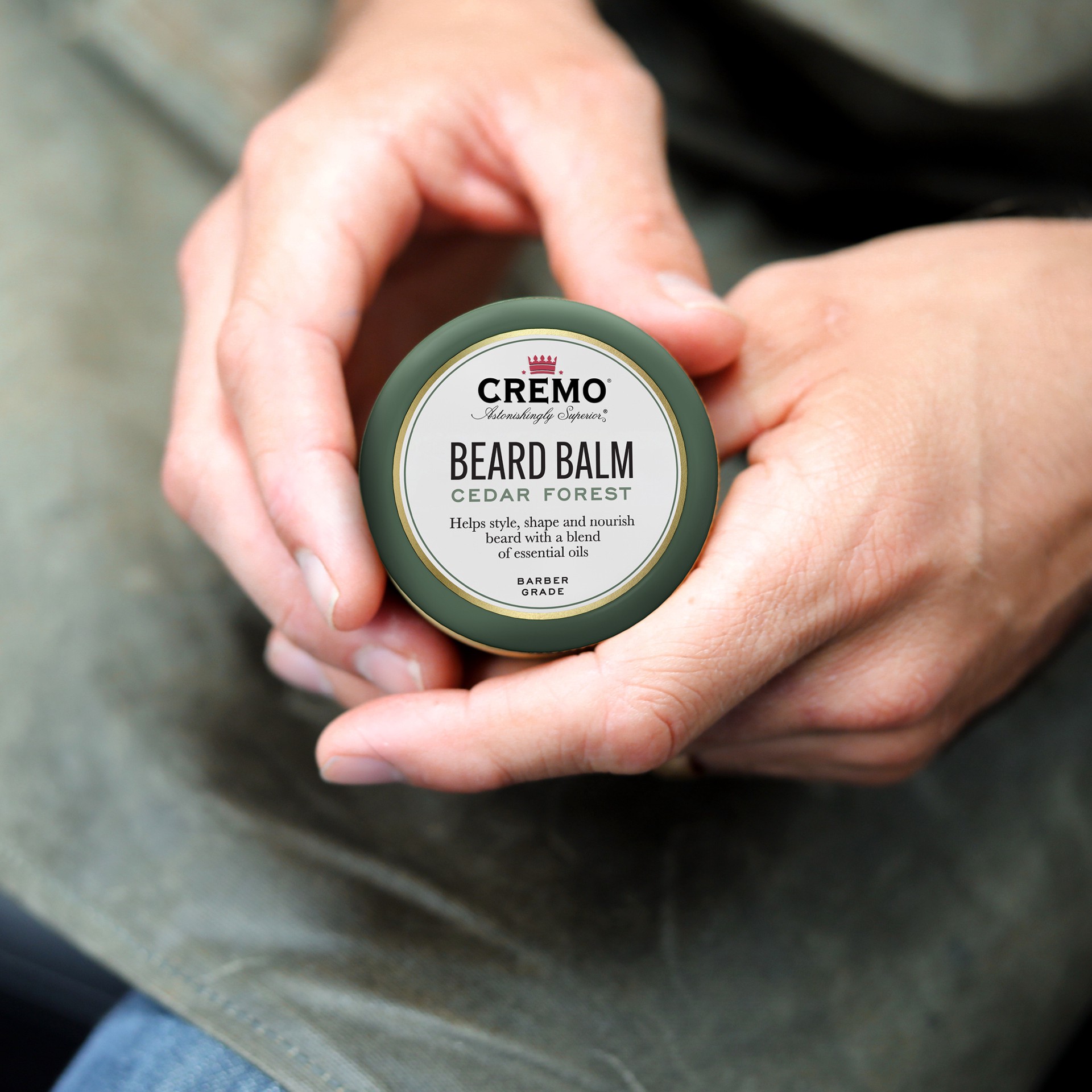 slide 3 of 7, Cremo 00853382004346 - Cremo Cedar Forest Beard Balm 2 oz, 1 cnt