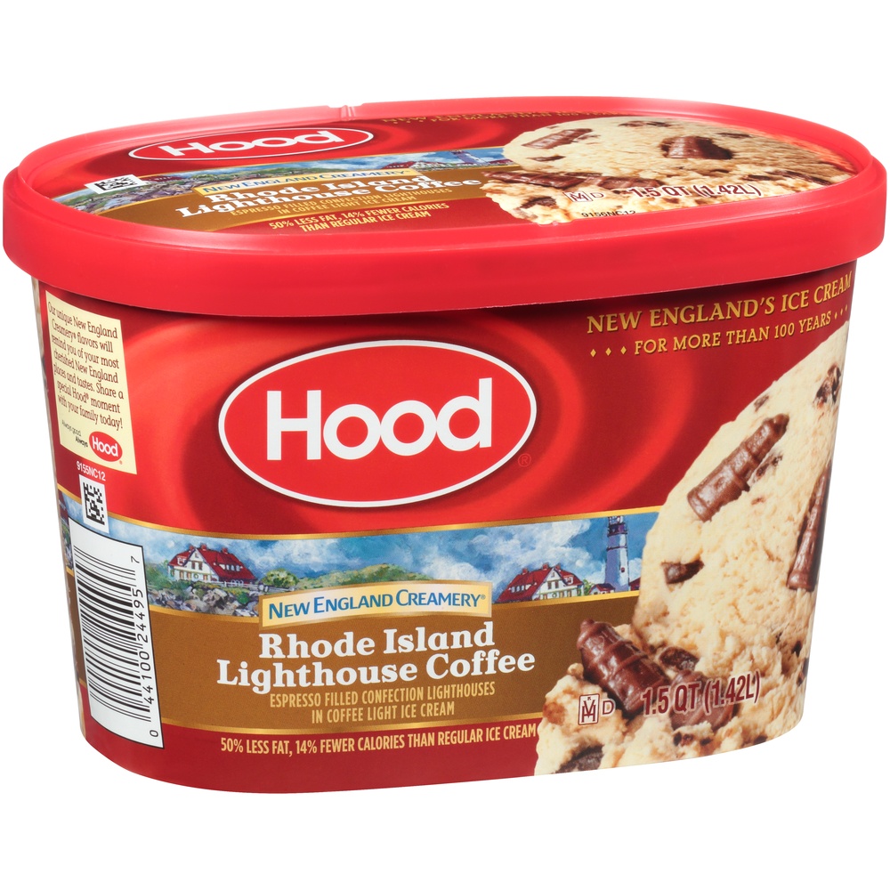 Hood New England Creamery Ice Cream - Rhode Island Lighthouse Coffee 48 ...