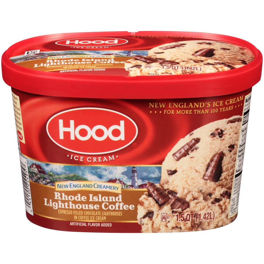 Hood New England Creamery Ice Cream - Rhode Island Lighthouse Coffee 48 ...