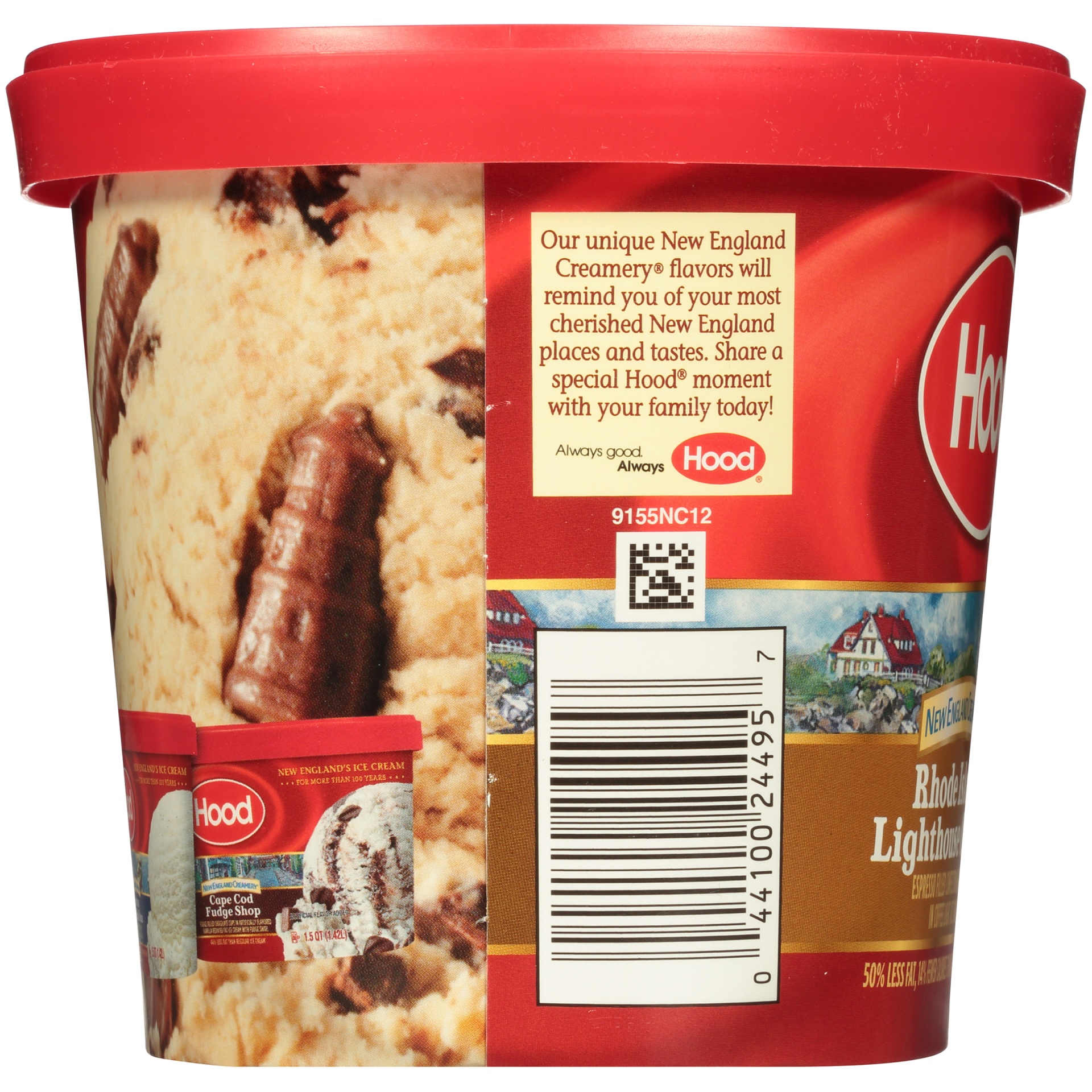 Hood New England Creamery Ice Cream Rhode Island Lighthouse Coffee 48