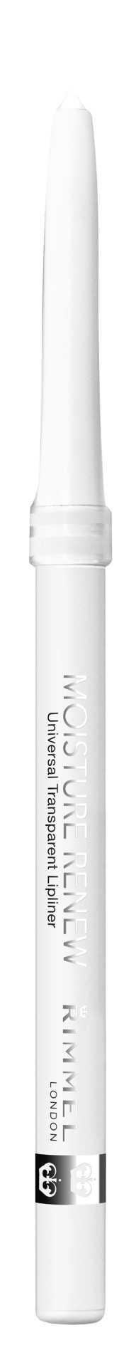 slide 1 of 3, COTY RIMMEL LONDON Rimmel Moisture Renew Lip Liner - Clear Lip Liner with Shea Butter for Invisible Lip Color Protection that Nourishes Lips - Transparent, .04oz, 0.3 oz