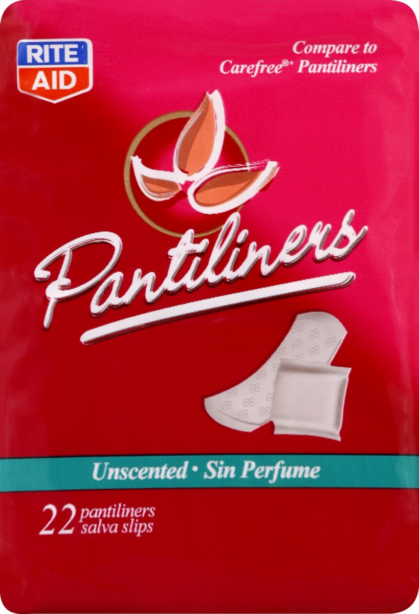 slide 5 of 6, Rite Aid Pantiliners, Regular, Unscented, 22 ct