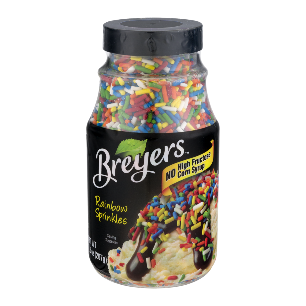 slide 1 of 1, Breyers Rainbow Sprinkles, 7.3 oz