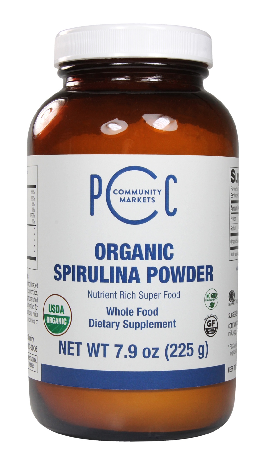 slide 1 of 1, PCC Organic Spirulina Powder, 7.9 oz