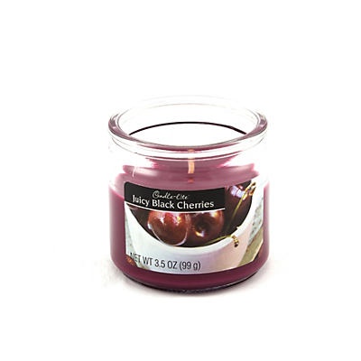 slide 1 of 1, Candle-Lite Juicy Black Cherries Candle, 3.5 oz