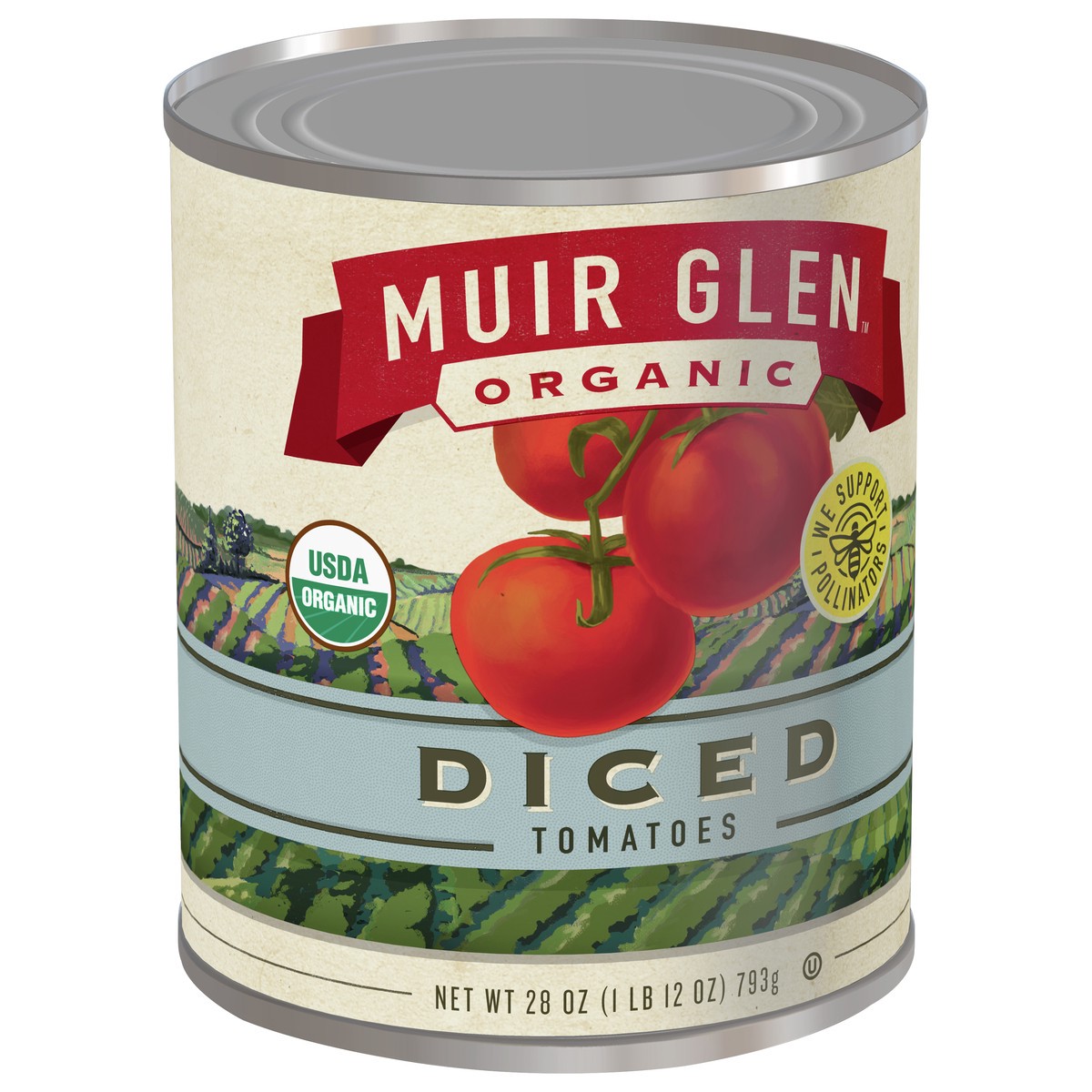 slide 9 of 9, Muir Glen Diced Canned Tomatoes, 28 oz., 28 oz