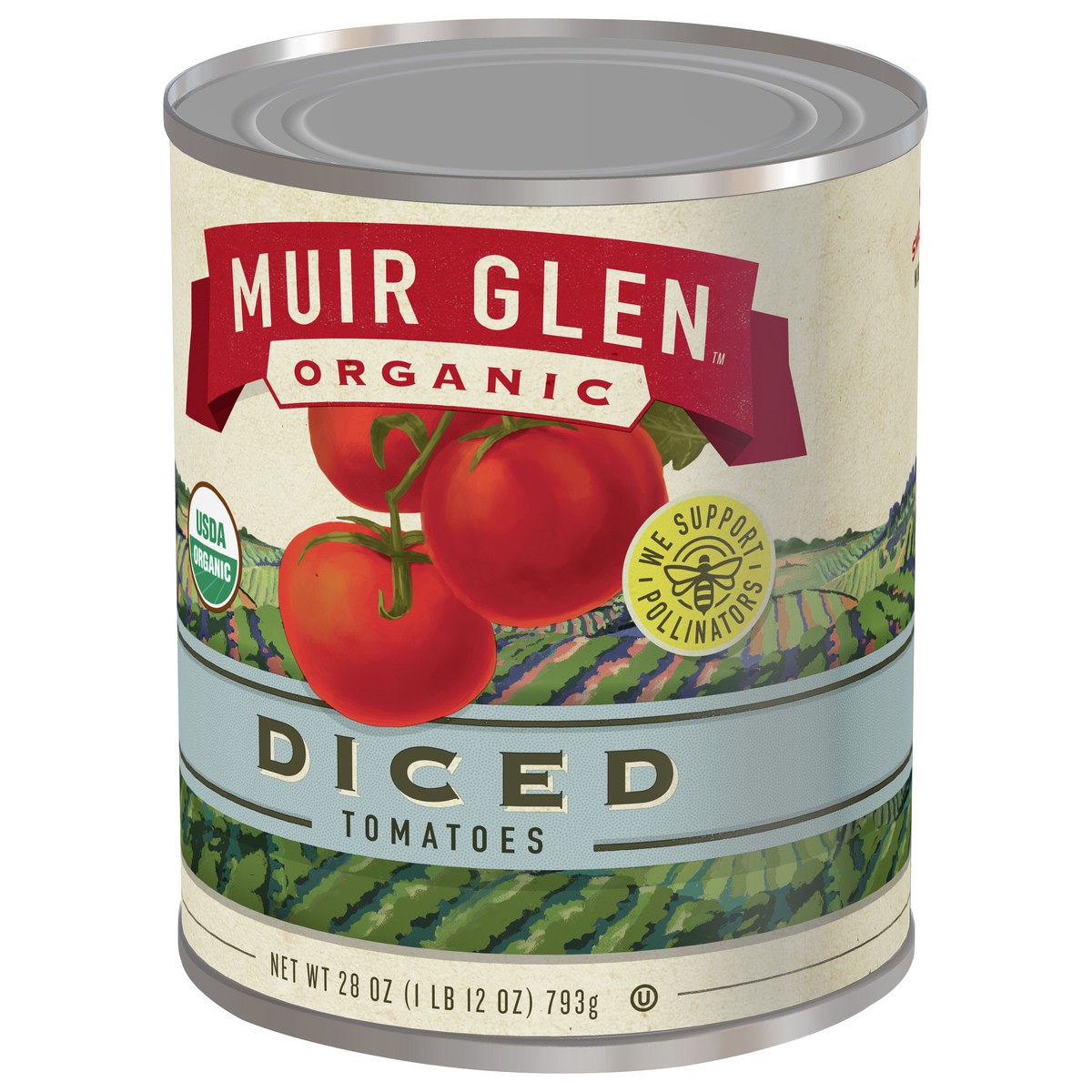 slide 2 of 9, Muir Glen Diced Canned Tomatoes, 28 oz., 28 oz