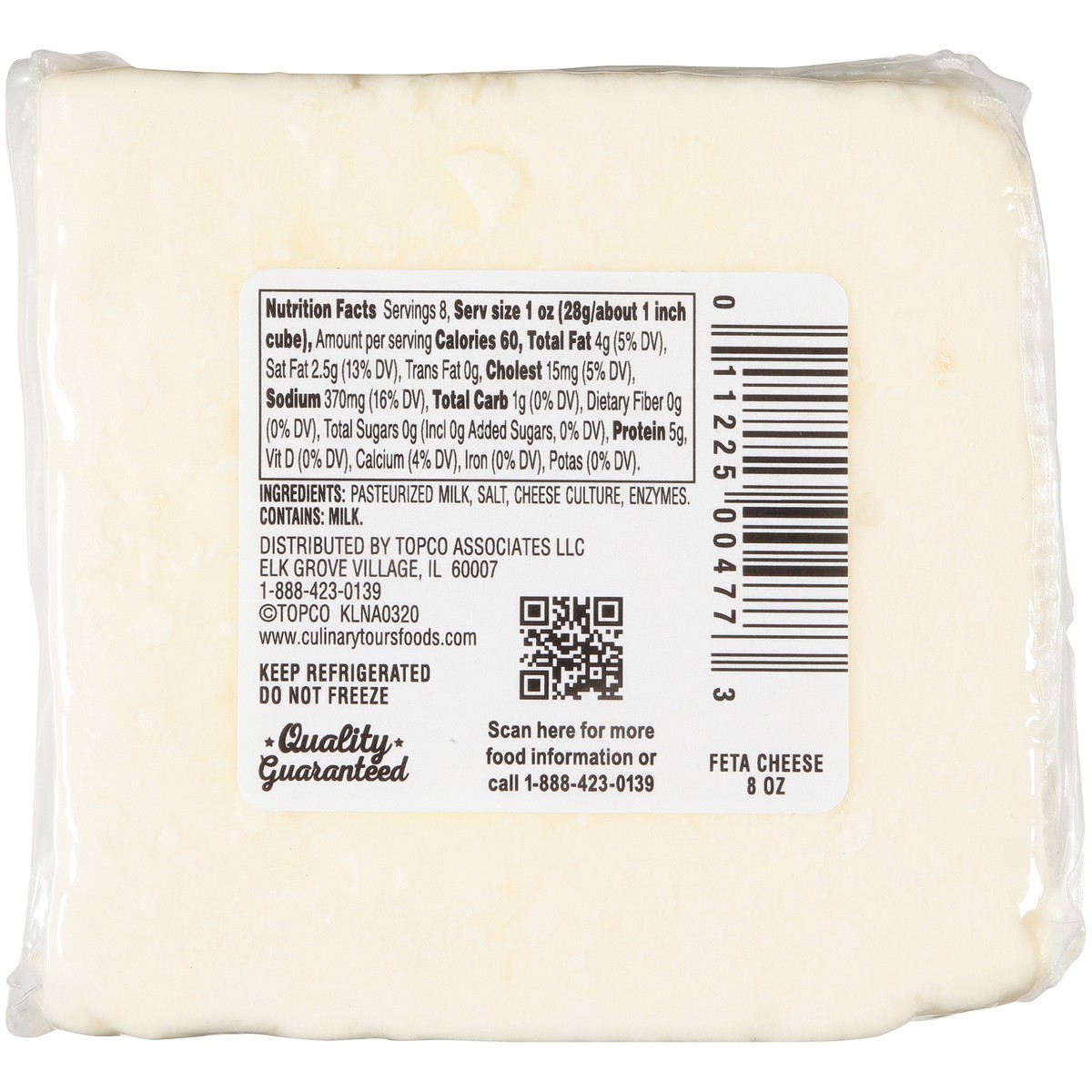 slide 5 of 9, Culinary Tours Feta Chunk Cheese, 8 oz