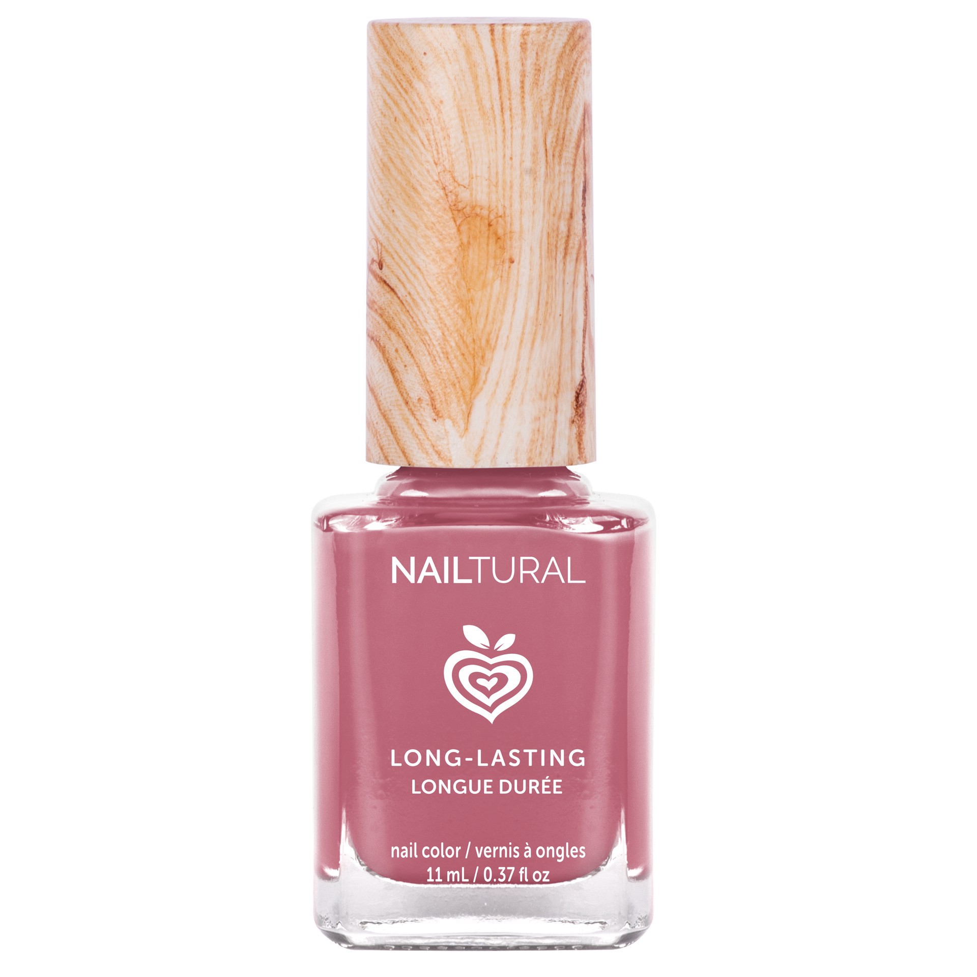 slide 1 of 3, Nailtural Nail Color, Bashful Berry, 1 ct