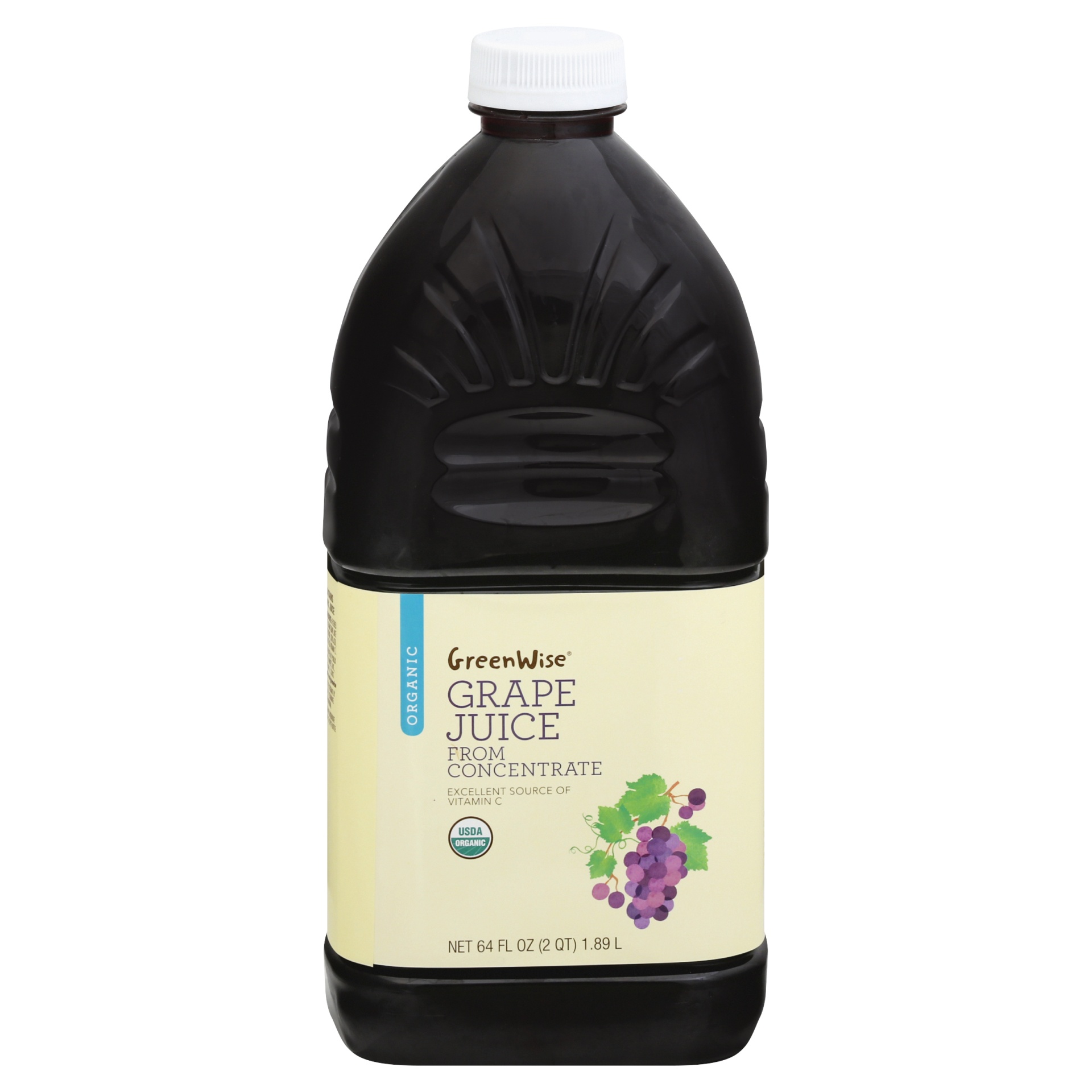 slide 1 of 1, Publix GreenWise Organic Grape Juice - 64 oz, 64 oz