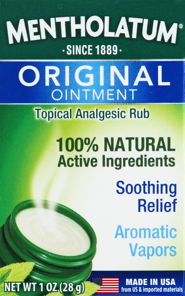 slide 1 of 1, Mentholatum Cold Care Aromatic Ointment Jar, 1 ct