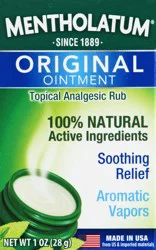 Mentholatum Cold Care Aromatic Ointment Jar