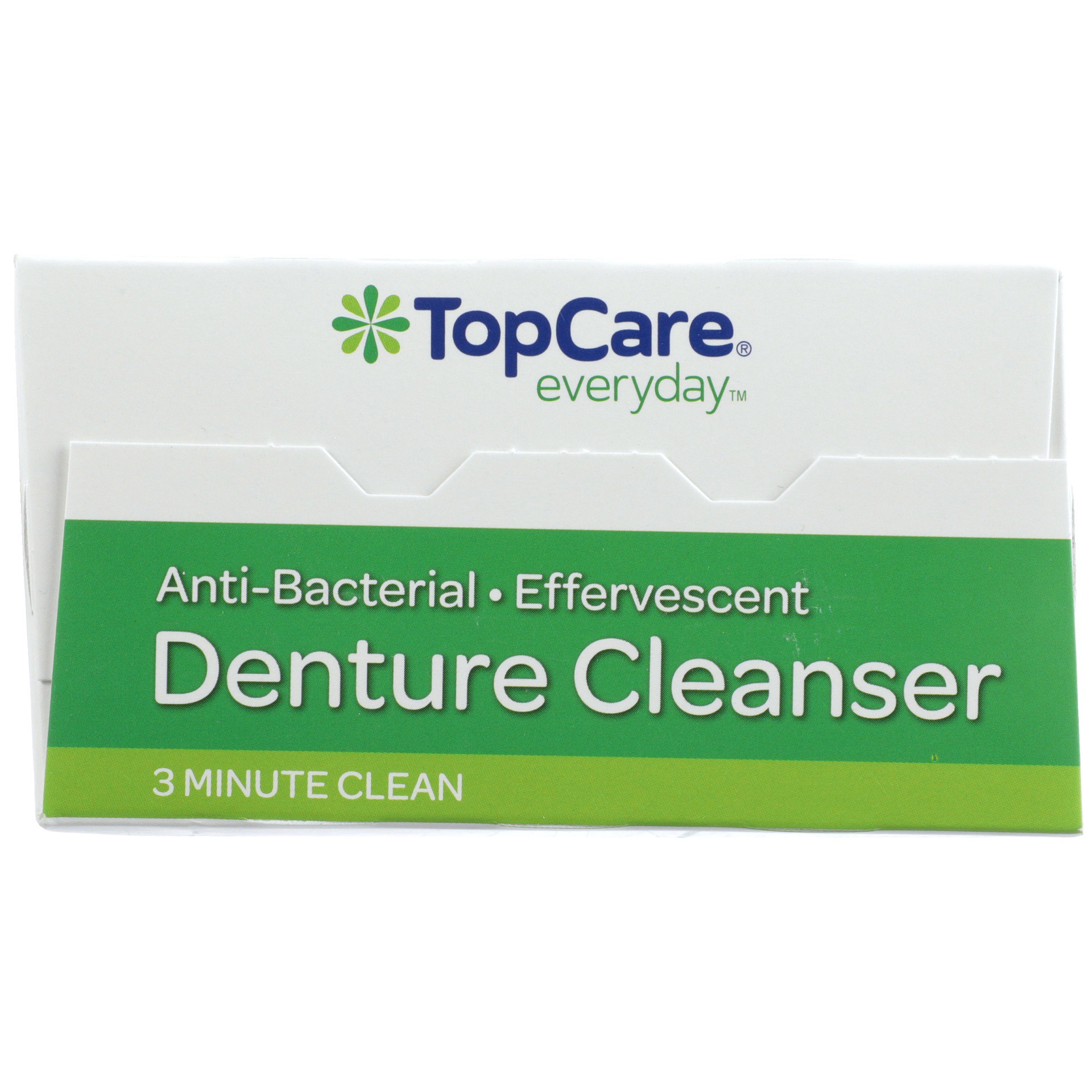 slide 4 of 6, TopCare Denture Cleanser Tablets Double Action, 40 ct