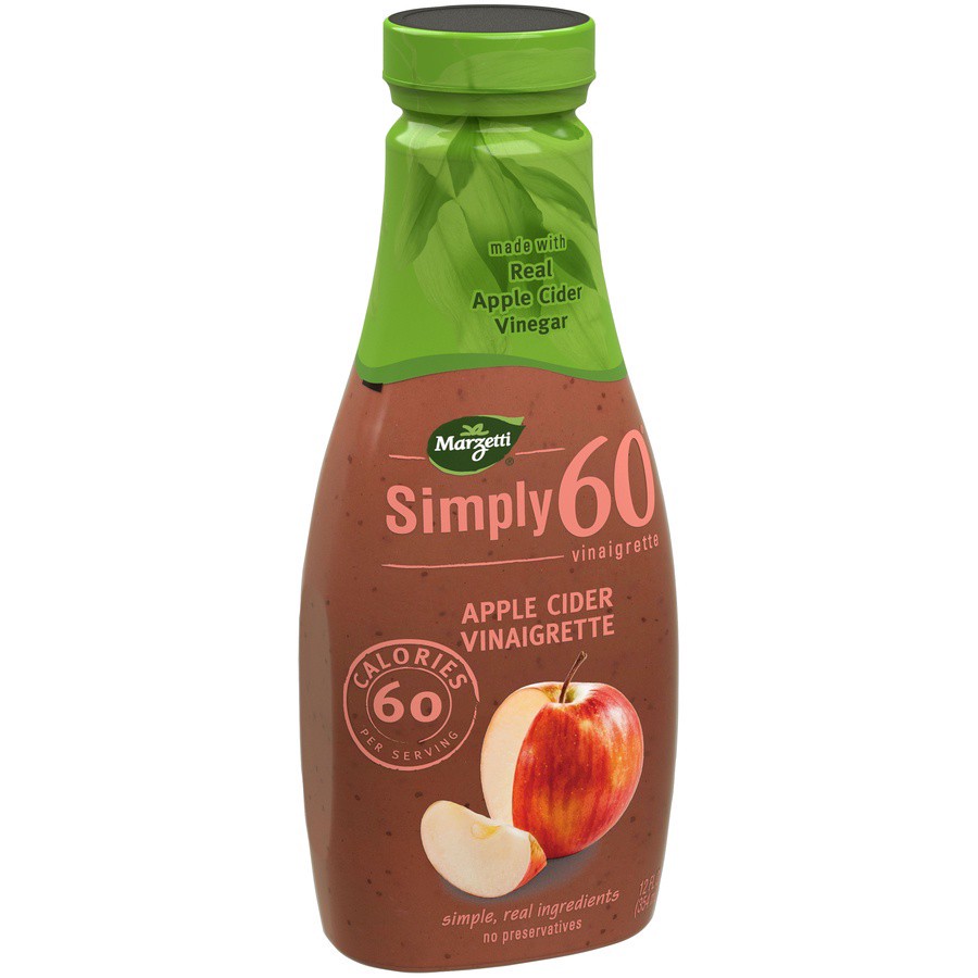 slide 2 of 8, Marzetti Simply 60 Apple Cider Vinaigrette, 12 fl oz