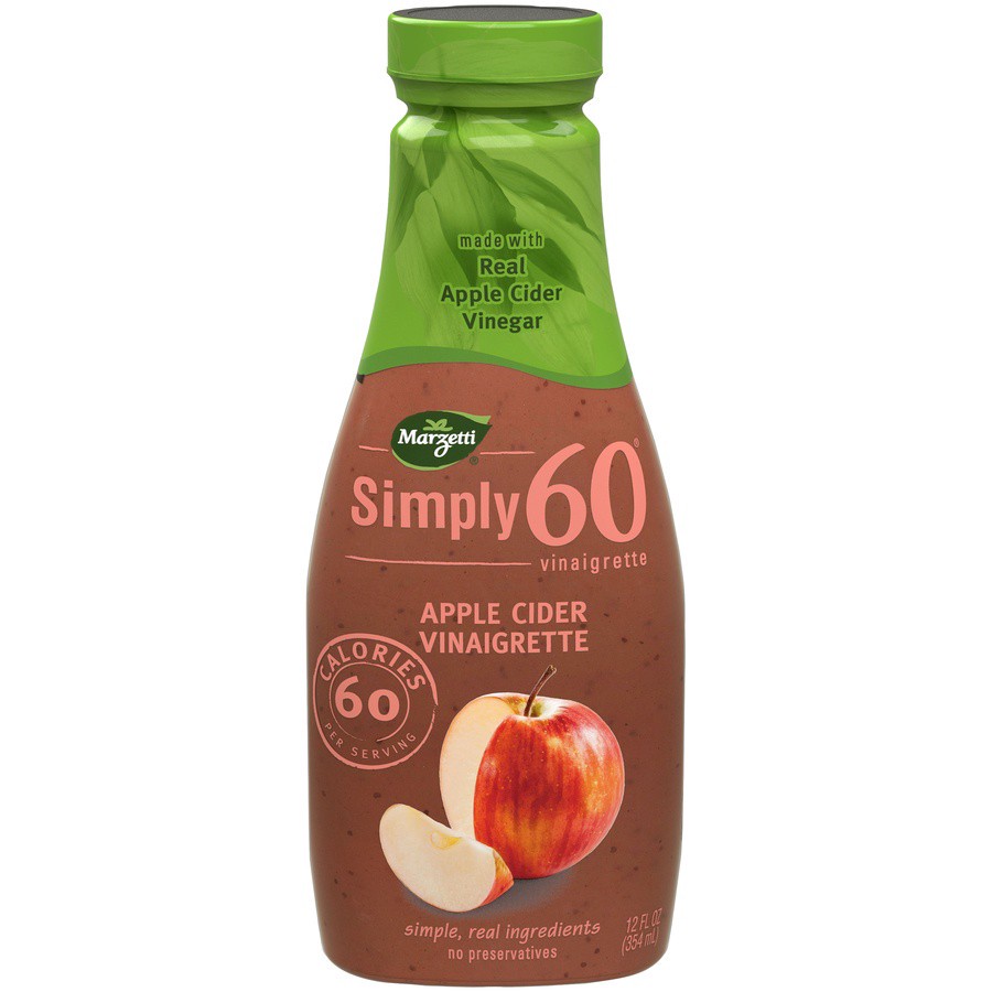 slide 1 of 8, Marzetti Simply 60 Apple Cider Vinaigrette, 12 fl oz