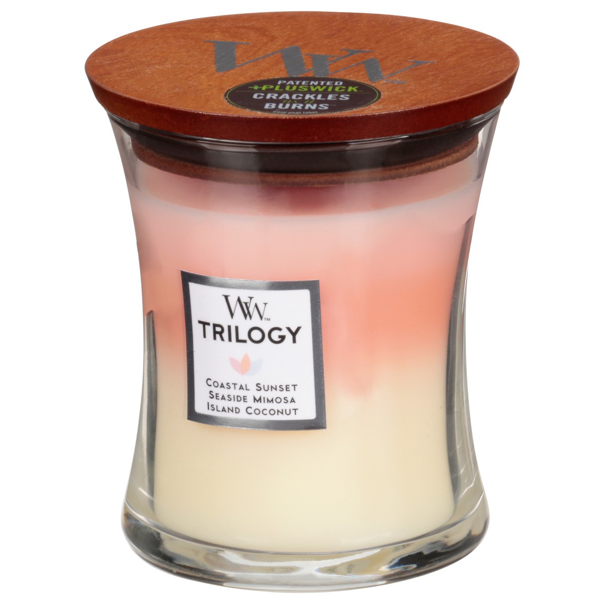 slide 4 of 9, WW Trilogy Coastal Sunset Seaside Mimosa Island Coconut Candle 1 ea, 10.5 oz