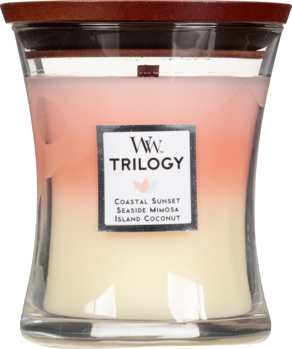 slide 9 of 9, WW Trilogy Coastal Sunset Seaside Mimosa Island Coconut Candle 1 ea, 10.5 oz