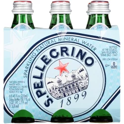 S.Pellegrino Sparkling Natural Mineral Water Glass