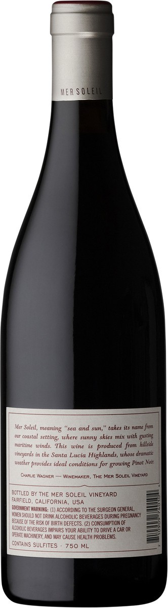 slide 2 of 3, Mer Soleil Pinot Noir Reserve Santa Lucia Highlands 750 ml, 750 ml
