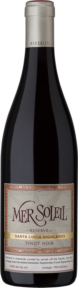 slide 3 of 3, Mer Soleil Pinot Noir Reserve Santa Lucia Highlands 750 ml, 750 ml