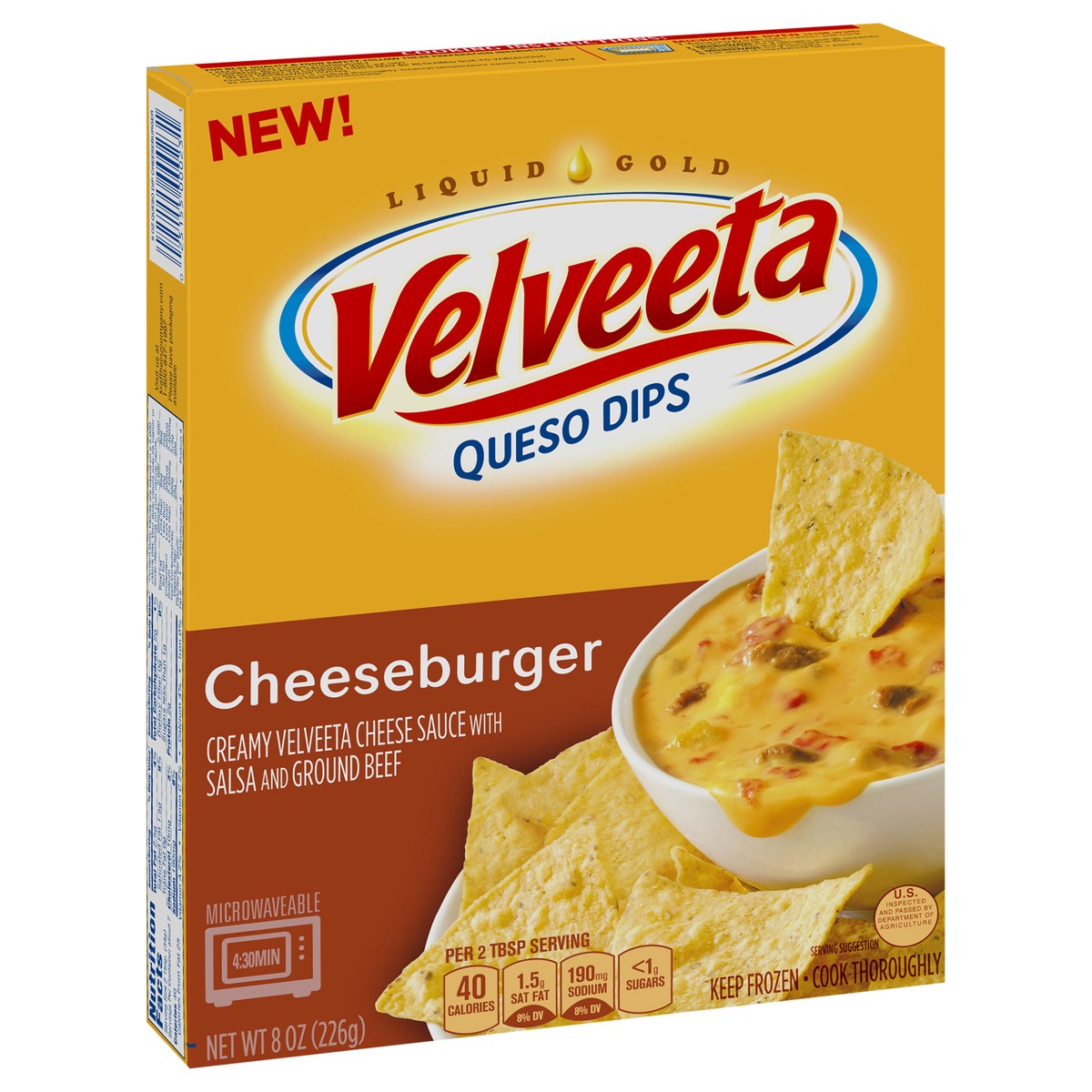 slide 3 of 13, Velveeta Cheeseburger Queso Dips 8 oz Box, 8 oz