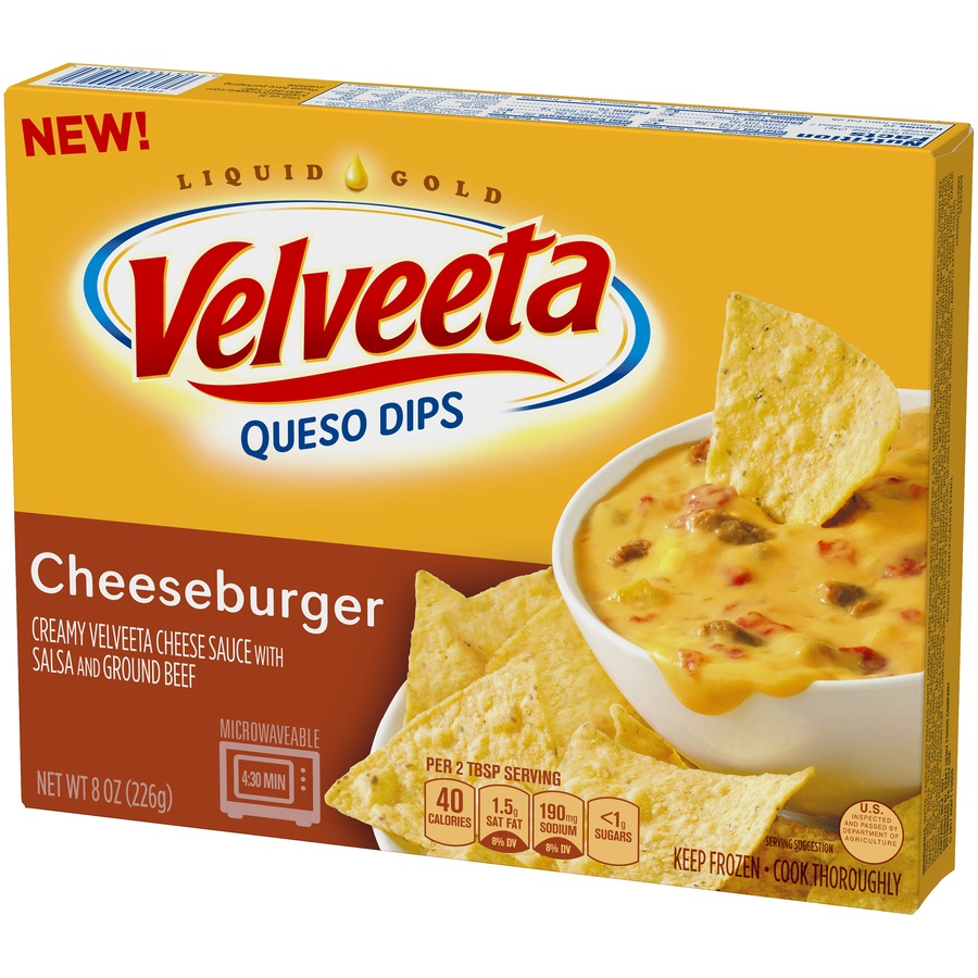Velveeta Cheeseburger Queso Dips 8 oz | Shipt