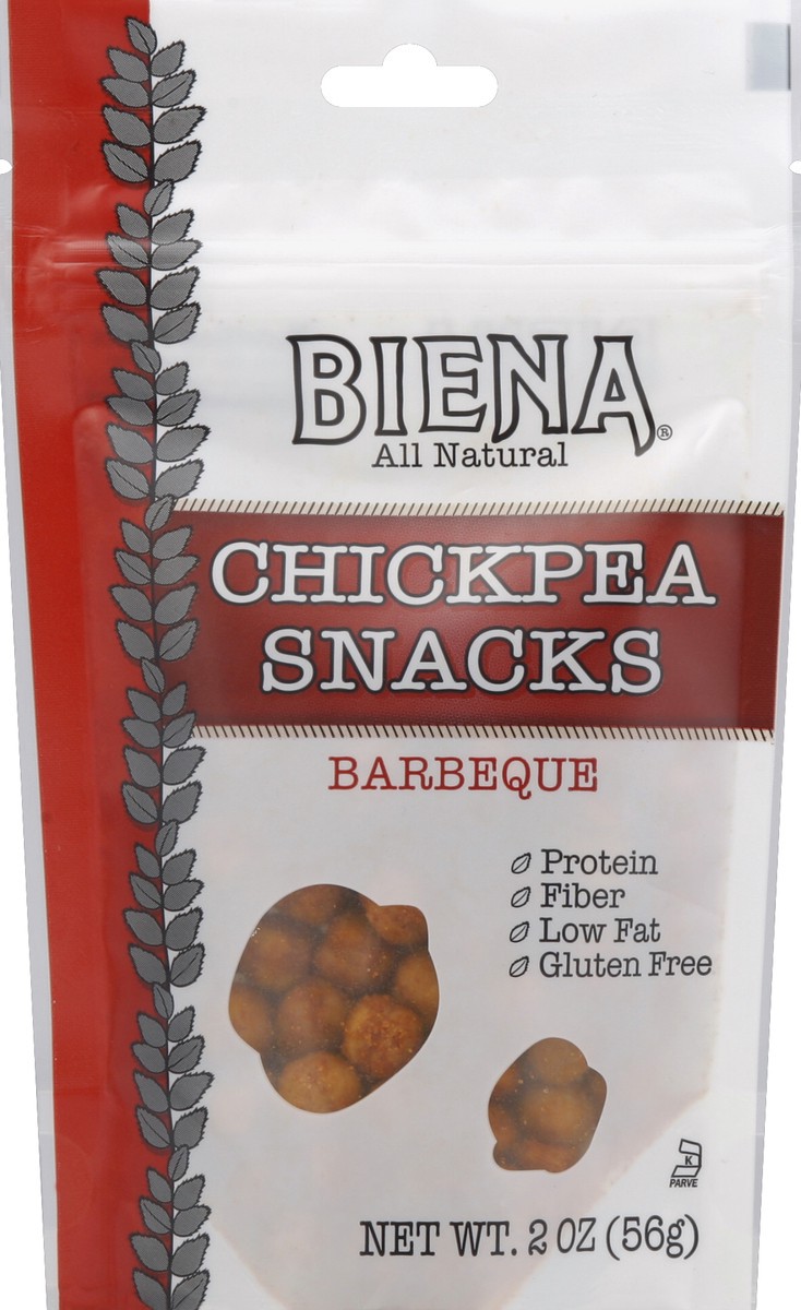 slide 2 of 3, Biena Chickpea Snacks Barbeque, 2 oz