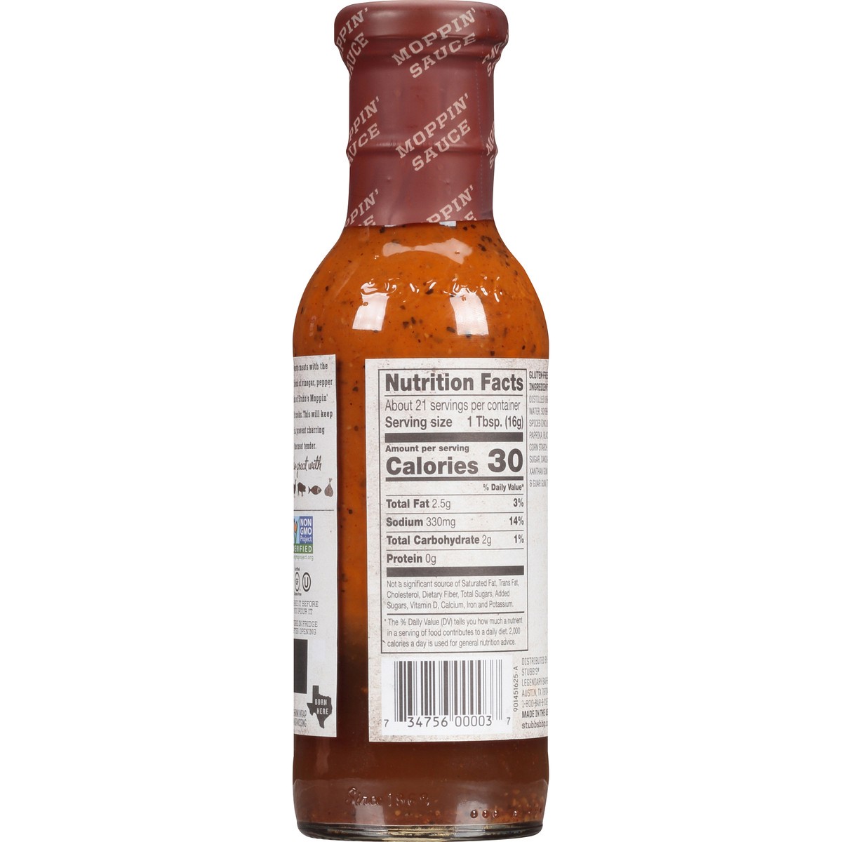 slide 3 of 7, Stubb's Moppin' Sauce Barbecue Baste, 12 oz, 12 oz