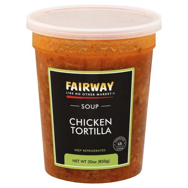 slide 1 of 1, Fairway Soup Chicken Tortilla, 32 oz