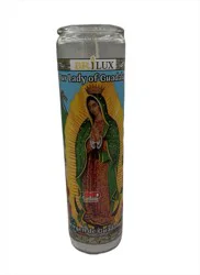 Candles Prayer Candle Virgin Of Guadalupe 8 Inch Scented