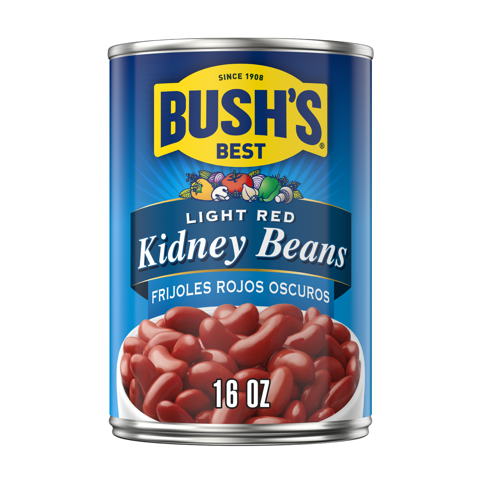 slide 1 of 6, Bush's Best Bush's Light Red Kidney Beans 16 oz, 16 oz